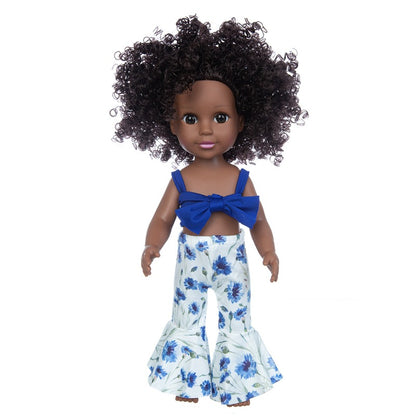 Afro Doll Black Vinyl Doll Rebirth Doll