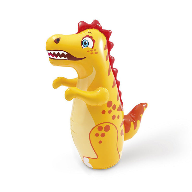 3D Inflatable Dinasour Toys for Children Boys Bop Bag Punching Bag Interactive Big Tumbler Toy Kid