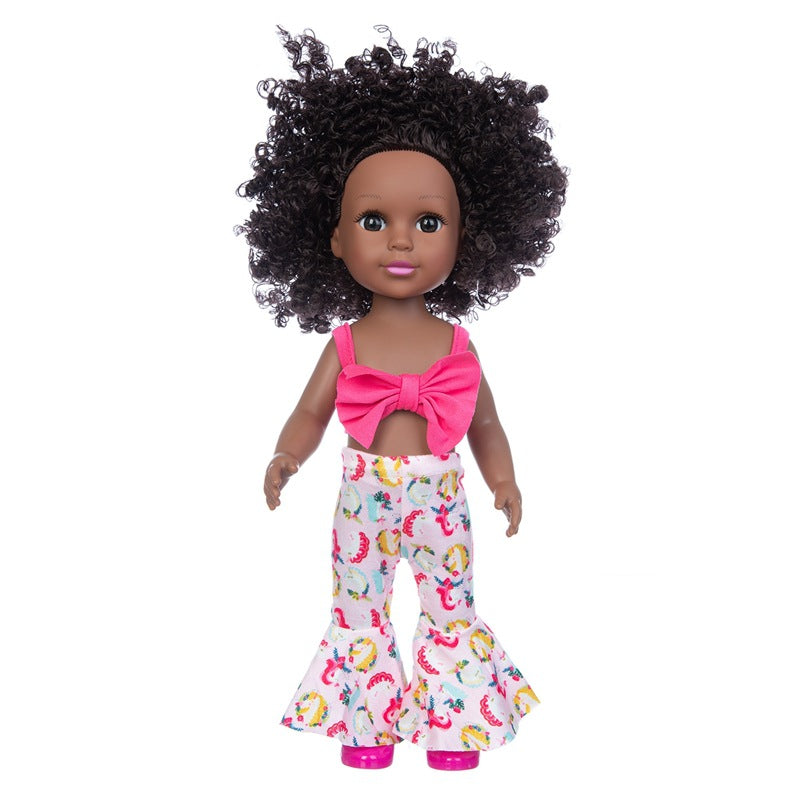 Afro Doll Black Vinyl Doll Rebirth Doll