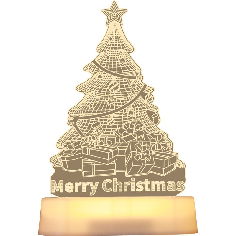 Christmas Decoration Acrylic Chinese Desktop Decoration Lamp