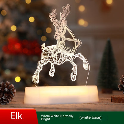 Christmas Decoration Acrylic Chinese Desktop Decoration Lamp