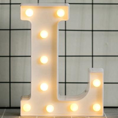 HOME IMPROVEMENT - LED ALPHABET NIGHT LIGHT