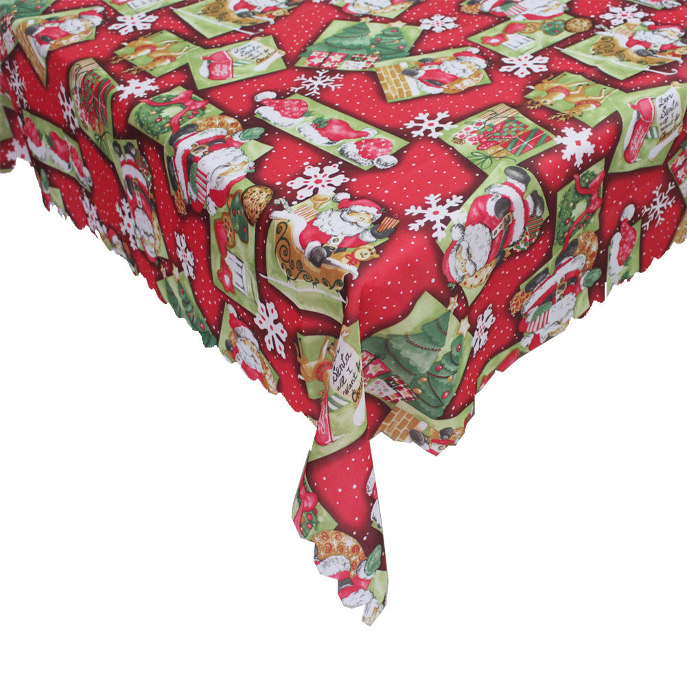 Creative European Tablecloth Christmas Decorations