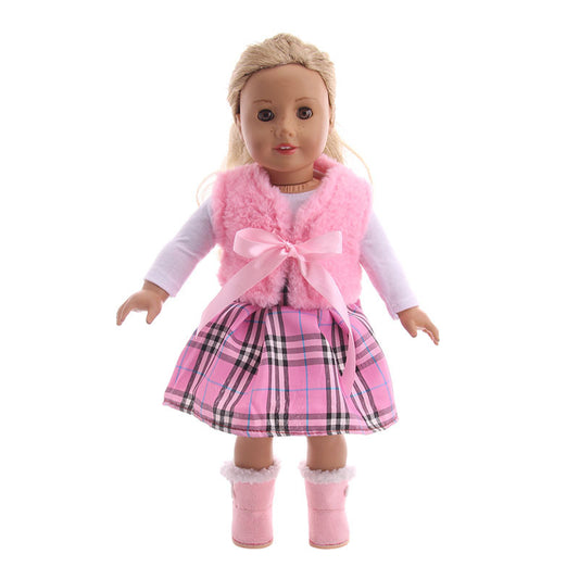 American Doll Clothes Three-piece Christmas Suit