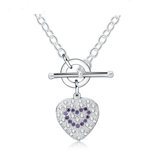 Zirconium Diamond Crystal Necklace Romantic Valentine's Day Gift