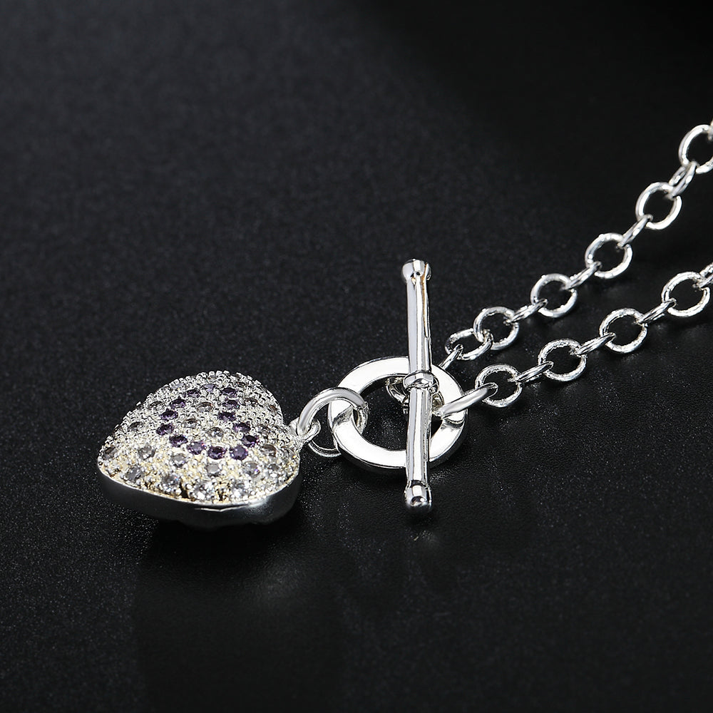 Zirconium Diamond Crystal Necklace Romantic Valentine's Day Gift